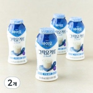 매일바이오 고단백 그릭요거트 드링크 무가당 플레인 (4개입 x 150ml x 2개)