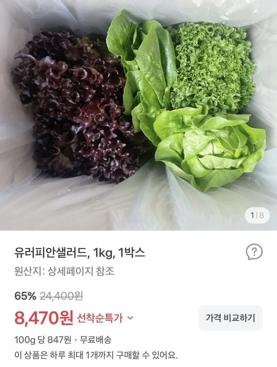 유러피안샐러드 1kg
