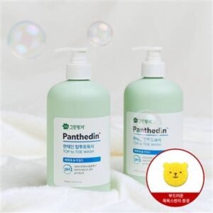[10시Live] [1+1] 그린핑거 판테딘 탑투토워시 500ml / 신생아 유아, 세라마이드로 피부장벽강화, 눈안따가운...