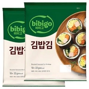비비고 김밥김 10매 (22g x 2개)