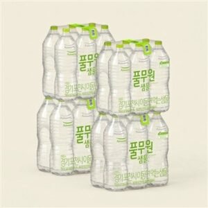 풀무원 샘물 생수, 무라벨, 2L, 24개