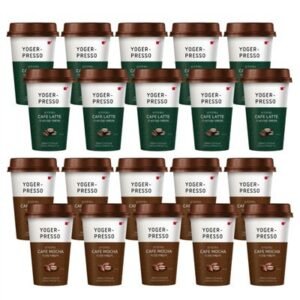 요거프레소 컵커피, 카페라떼 200ml 10개 + 카페모카 200ml 10개, 20개