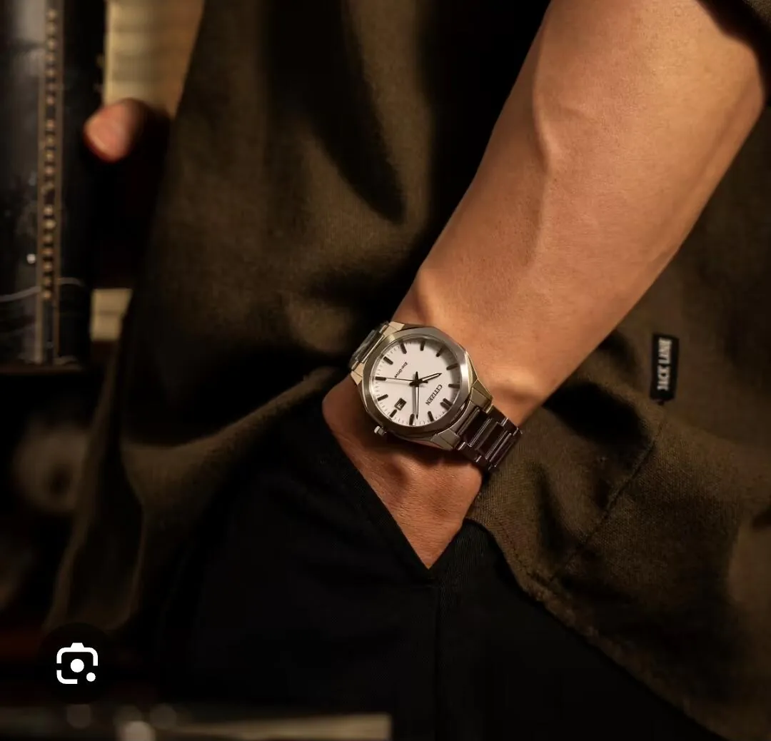 시티즌 에코드라이브 BM7620-83A 흰판 남자시계
