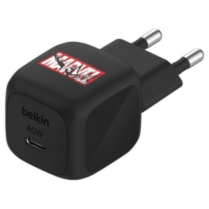 벨킨 부스트차지 45W USB C타입 PD 3.2 PPS 초소형 고속 충전기 WCA013krMV-DY (마블 스파이더맨 x 1개)