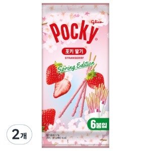 포키 딸기 막대과자 6p, 131g (2개)