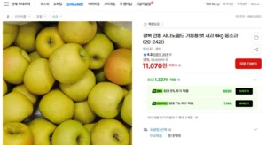 시나노골드 가정용 사과 4kg 중소과