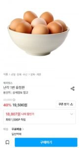 난각1번 유정란 40구