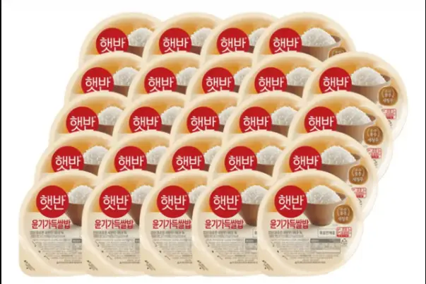 햇반 윤기가득 쌀밥 210gx24입