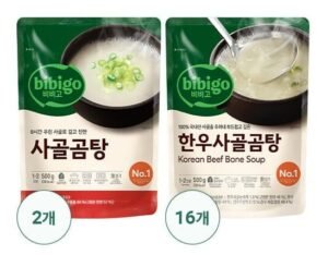 비비고 한우사골곰탕 500G X 16 + 사골곰탕 500G X 2