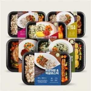 건강한끼 영양밥 도시락, 250g, 12개
