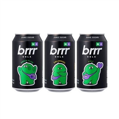 단독](혼합팩)부르르 제로콜라 매실 깔라만시 라임향 350ml X 각 6캔 (총 18캔)