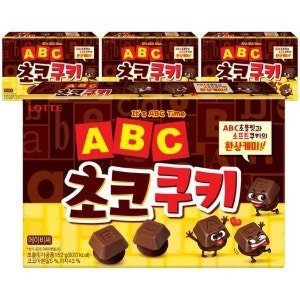 롯데웰푸드 ABC초코쿠키, 152g (4개)