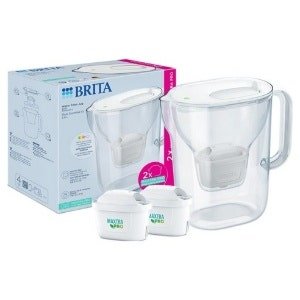 브리타 정수기 화이트 고객직접설치 + 필터 2입 기획팩 (스타일에센셜 XL 3.6L)