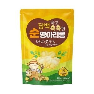 바로먹는 담백하고 촉촉한 순 병아리콩 과자 스낵 (200g x 5개)