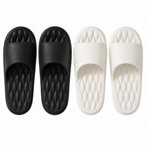 모노오프 폭신한 미끄럼방지 EVA 욕실화 (free x 화이트 /블랙 x 2개) 1세트당 1,900원