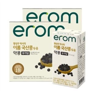 이롬 국내산 약콩 무가당 두유, 190ml, 32개