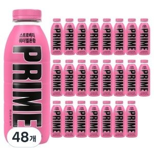 드링크프라임 하이드레이션 스트로베리워터멜론향, 500ml (500ml x 48개)