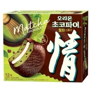 오리온초코파이 말차쇼콜라 12p (408g x 1개)