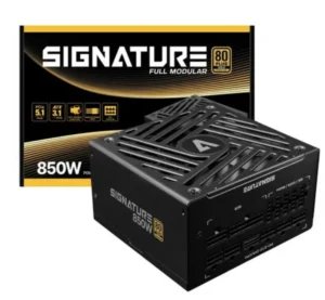 AONE 시그니처 850W 80PLUS 골드 풀모듈러 ATX 3.1 블랙