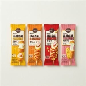 애슐리 크리스피 핫도그 4종, 80g, 8개입, 1세트