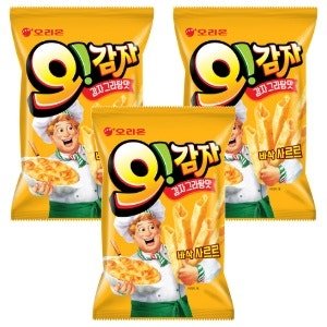 오리온 오감자 그라탕 스낵, 50g (3개)