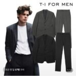 티아이포맨 워셔블 울50 투웨이 솔리드 셋업팬츠