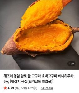 영암 호박고구마 5kg 대