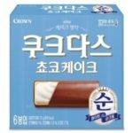 쿠크다스 초코케이크 중, 121g (1개)