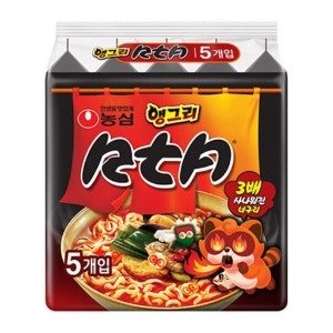 농심 앵그리 너구리 121g (5개)