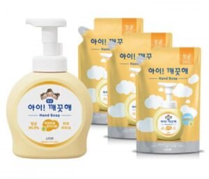 아이깨끗해 핸드워시 본품 용기 490ml 본품 용기 1개+450ml 리필 3개