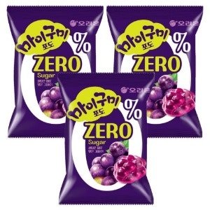 마이구미 포도 ZERO Sugar (3개) (54g)