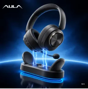 AULA 독거미 G7 Pro V2 게이밍 헤드셋 충전독포함