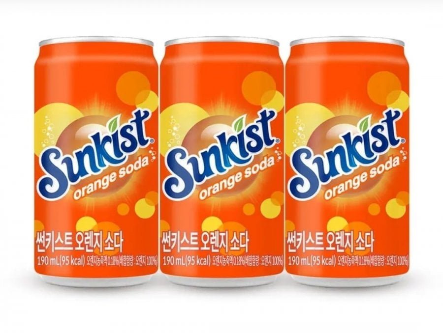 썬키스트 오렌지 소다, 190ml, 30개