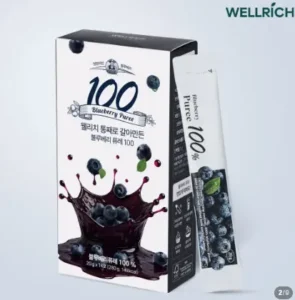 웰리치 블루베리 퓨레 100%