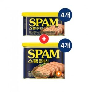 스팸 클래식 340g x4개+스팸 클래식 200g x4개