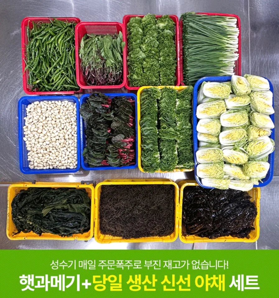 구룡포 황제과메기 햇과메기 10마리 해초+야채 풀세트