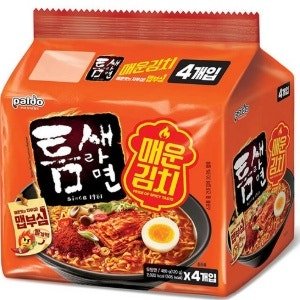 틈새라면 매운김치 120g (4개)